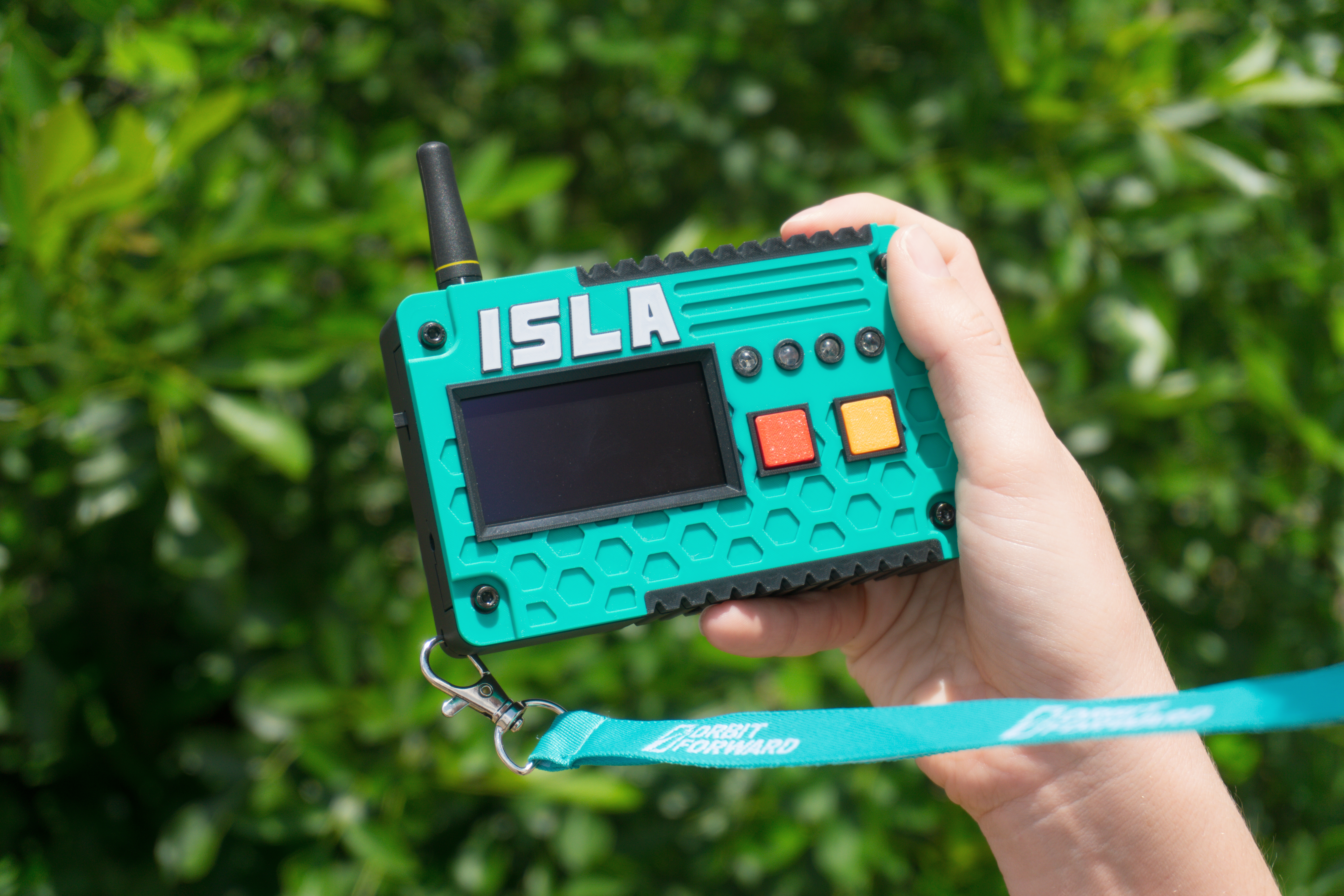 ISLA handheld device in use